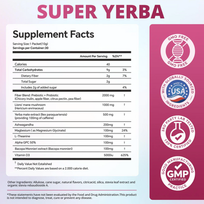 Super Yerba Instant Tea Powder